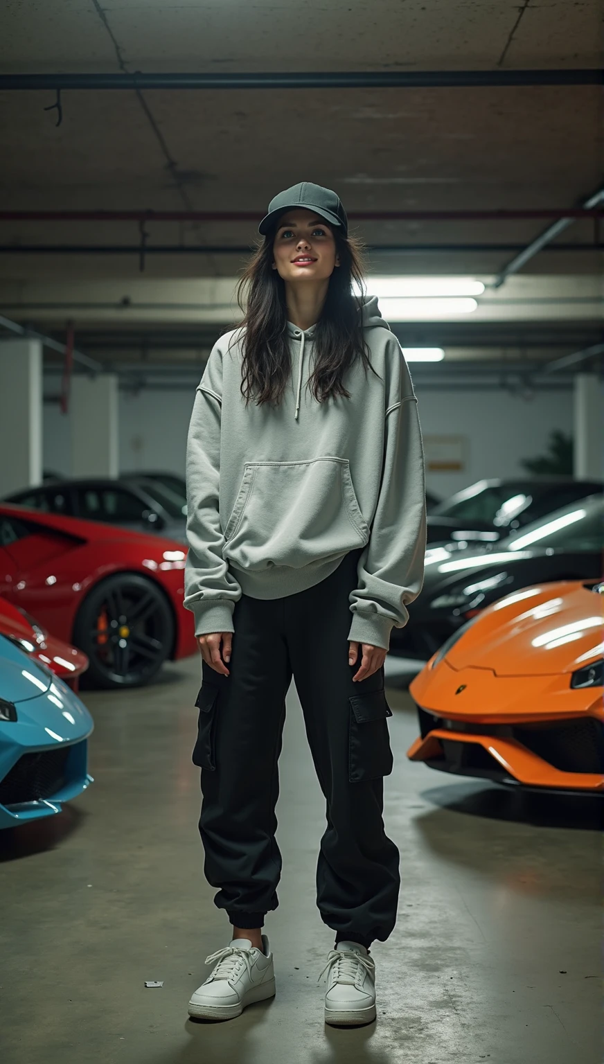 An astronaut sitting on top of a lambo with solana icon