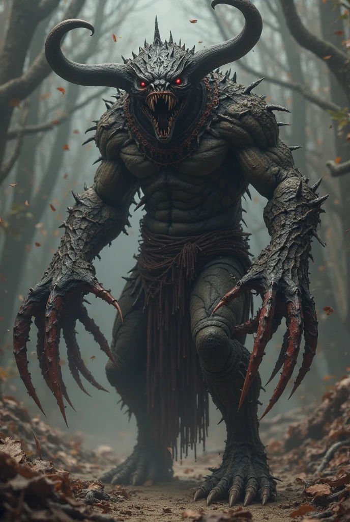 Sobrenatural horror monster soldier