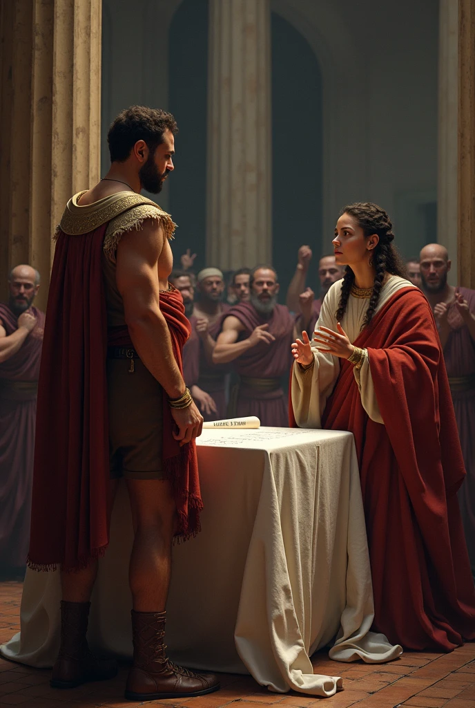 Amulius forced Rhea Silvia to become a vestal, forcing her to live in chastity.