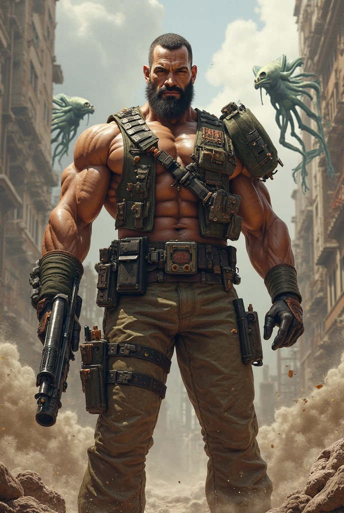 Freddy Krueger on Halloween without a shirt and in a leather harness. Hairy chest and body. Muscular. masculine. Freddy Krueger&#39;s Claws. Realistic Freddy Krueger. Halloween Costume Ideas. Gay bear. Leather harness. 8K. A real engine.