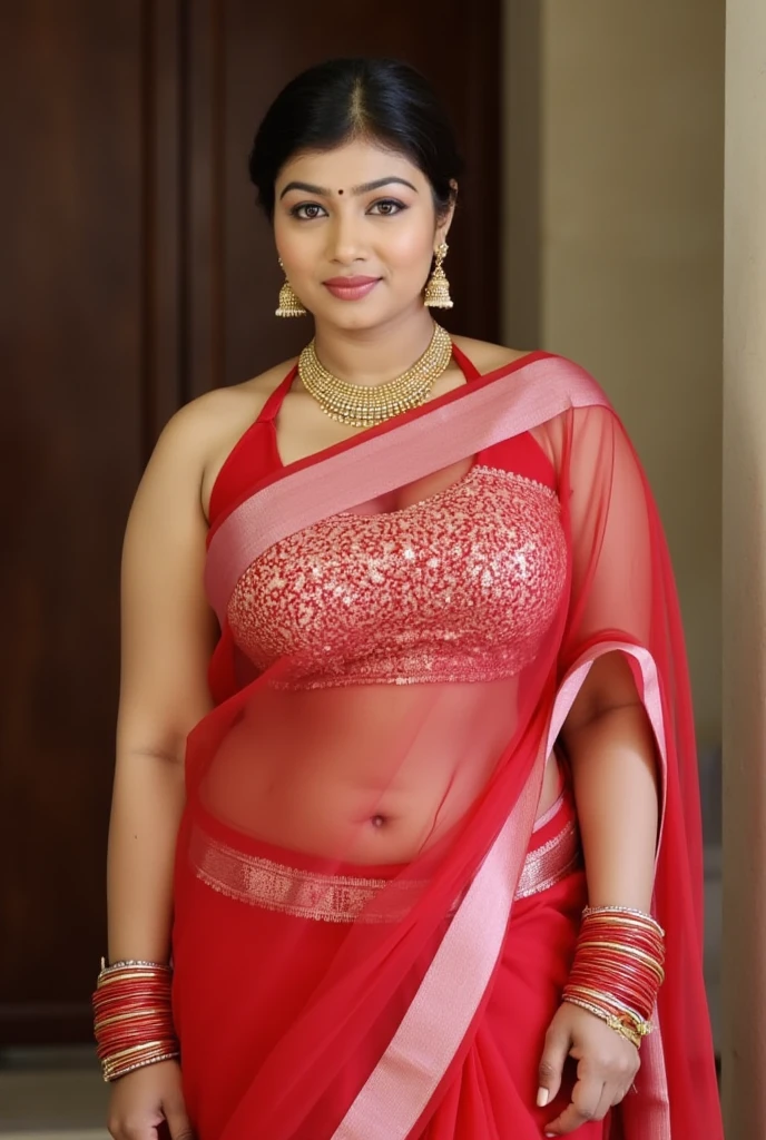 Foto RAW, photorealistic, photography, full body shot, master shot, goddess like nude  beauty, perfect thick chubby mallu Desi aunty bhabhi, nude model, model Photography, Indian nude shoot, Indian traditional nude advertising photography, traditional nude brand shoot, face of Indian actress Sonakshi Sinha, masterpiece, realistic, realism, incredible details,  pleasure, photorealism, detailed skin, skin pores, high contrast, photorealistic Artstation 8k HD digital art trend of high definition and detailed realistic skin texture, ultra detail, realistic skin texture, armature, best quality, ultra high definition, (photorealistic:1.4),, high resolution, detail, raw photo, Re sharp, by Lee Jefferies Nikon D850 Film Stock Photo 4 Kodak Portra 400 Camera F1.6 Lens Rich Color Ultra Real Realistic Realistic Textures Dramatic Lighting Unreal Engine Trending at Art Station Cinestill 800,(pele altamente detalhada: 1.2), 8k UHD, DSLR, soft-lighting, alta qualidade, grain of film, Fujifilm XT3,she didn't like to wear blouse or bra, she  happy to wear only saree, she hates blouse or bra,