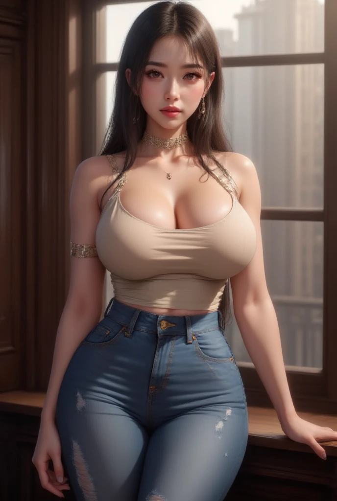 realistic, 1 women, Per HD, 12k, 1080p, wearing Allstars shoes, slim body, rather big body, six pack body, big round breasts, no clothes, beautiful breasts, looking at the camera, sitting on the sofa, transparent and genitals clear, long black hair, face details, person details, body details, clothing details, hair details, body details, body details, breast details, vagina details, clothes, eye details, sweat details, water details, pose (knees bent and feet opened wide) whole body