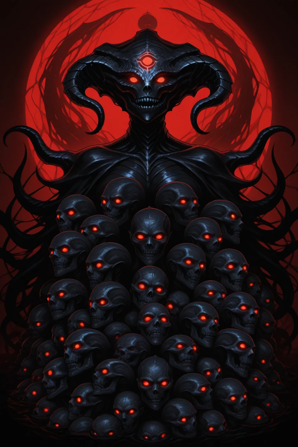 High Resolution, High Quality , Masterpiece .Hyper-realistic ink drawing with surreal colors, elements of absurdity in the style of Gerald Brom featuring post mortems aflame as a reference to tim Burton,bloodletting, broken hearts, pillls, and hemoglobin bubbles ascending into a firie sky, chiaroscuro lighting enhancing symbols of departed love, a Ufo adorned with angels emitting an air of melancholy, atmospheric mood. Macabre horror,scary stories slight details, surrealism, expressionism