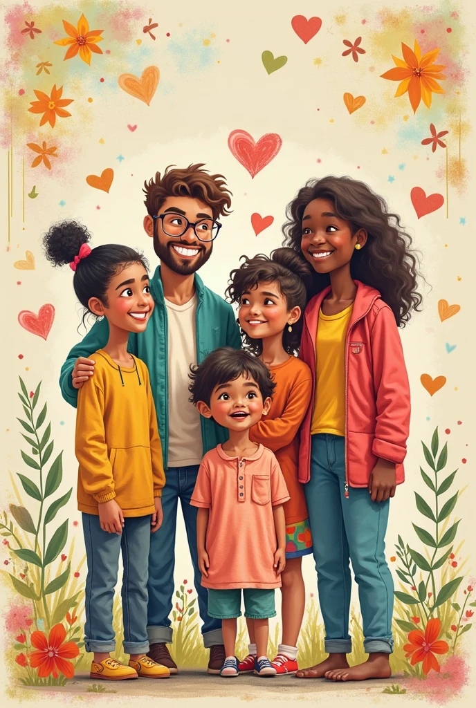 Gay dads with six daughters kids