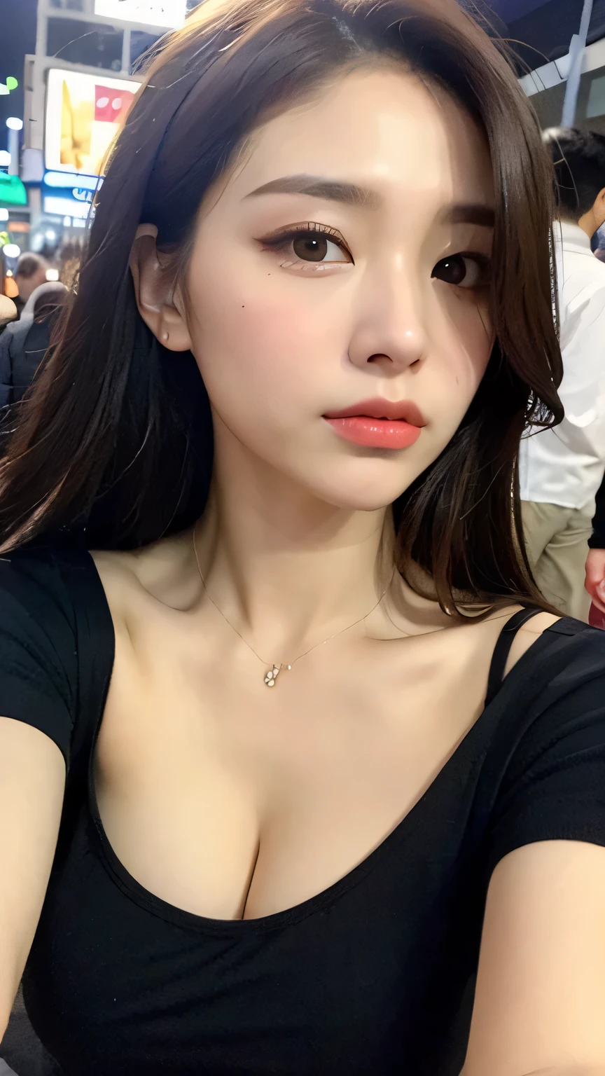 ((midnight, Need, 8K, tmasterpiece:1.3)), A whole body, Long legs, Focalors:1.2, Plump body，perfect figure beautiful woman:1.4,((Dark brown hair, huge tit:1.2 )), (low chest，deep v big breasts, Silk stockings，shift dresses，Striped dress), ((In church，crosses)), crowd of，Highly detailed facial and skin texture, There are a lot of people，A detailed eye, 二重まぶた，largeeyes，adolable，teens girl，crisp breasts，Smile with，Bigger breasts, Wavy hair，crisp breasts，Rose flower，Get wet，Sweat profusely，Red lips，Hot dance，Large bust，huge tit，Wear earrings，wearing a choker，Wear a bracelet，Noble beauty，Beautiful breasts，Full Tits，White skin，Hot，Charming，eye shadows，seductiv，Hot beauty，Raised sexy，'s，gigantic cleavage breasts，self-shot，Selfie angle，wears glasses