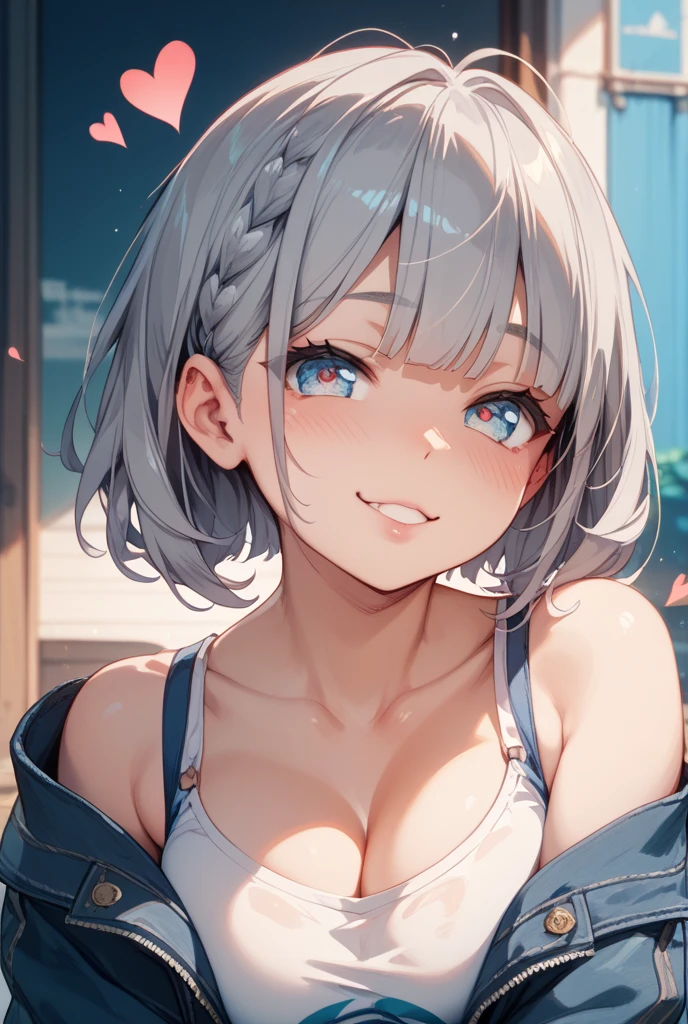 1girl,upper body,pov,face,light White hair,breasts,lblue eyes,(baby doll),(Covered nipples:1.3),medium breasts,Impossible swimsuit,tight skin,shiny skin,masterpiece, best quality, very aesthetic, absurdres,front view,looking at viewer
