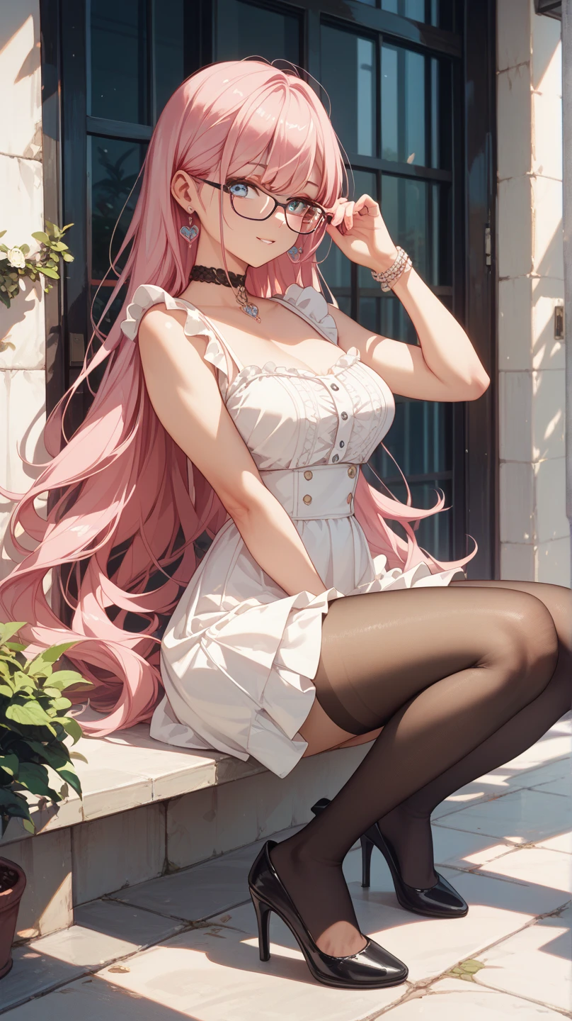 Very very thin anorexia long elongated body. very thin long skinny legs in pantyhose. very beautiful cute face
