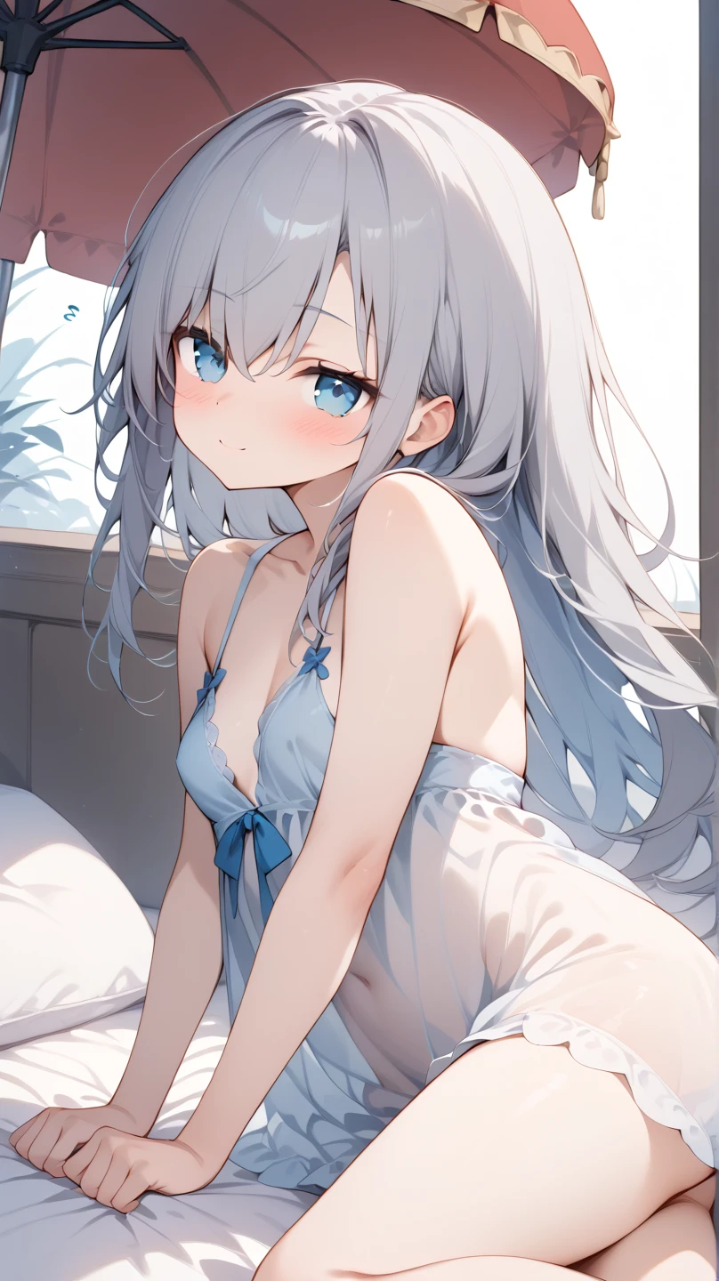 Shirakami Fubuki/(Holo live/), masterpiece, best quality, floral, long_hair, hair between eyes, one side up,