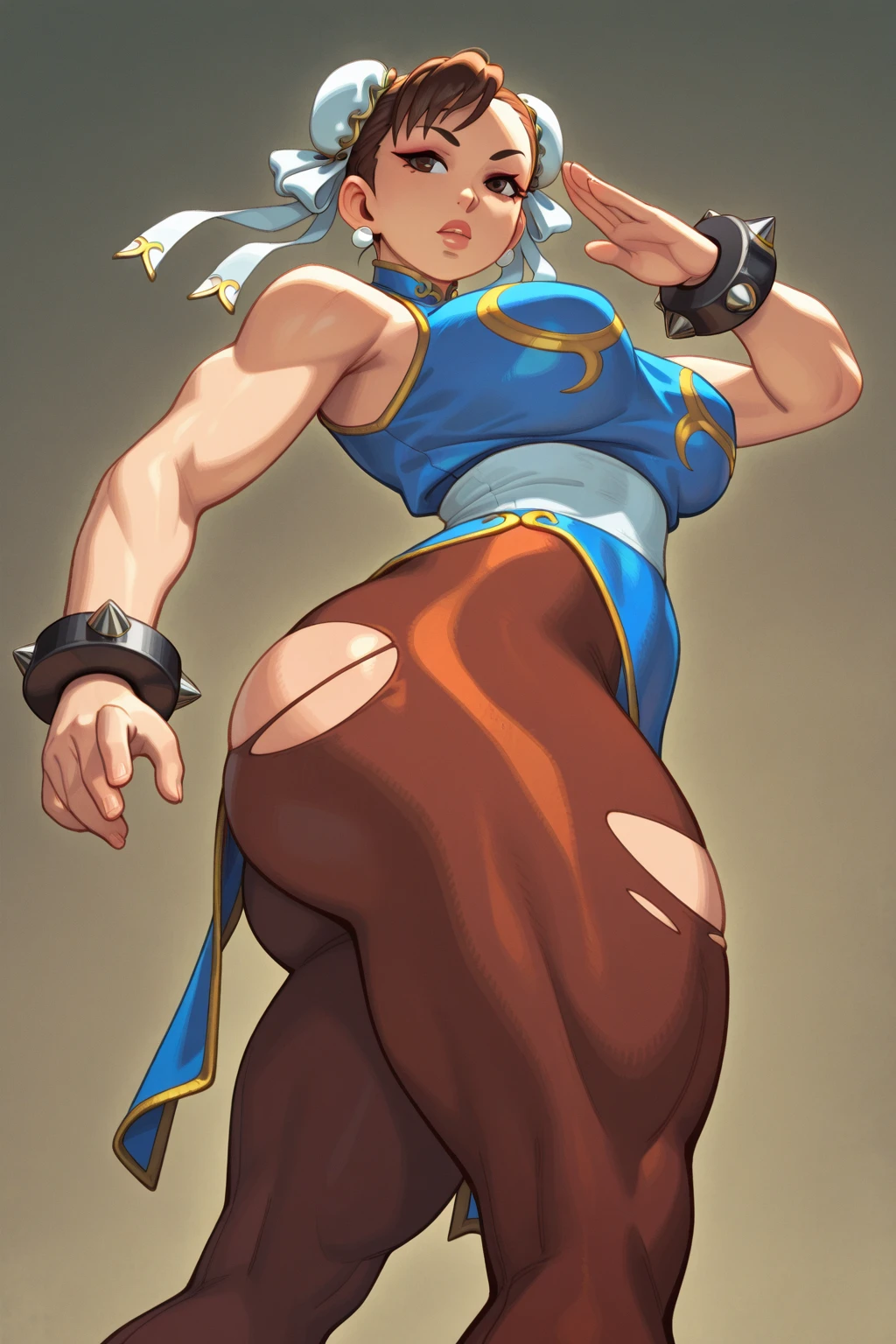 Chun-Li (Street Fighter) big tits big penis futa big