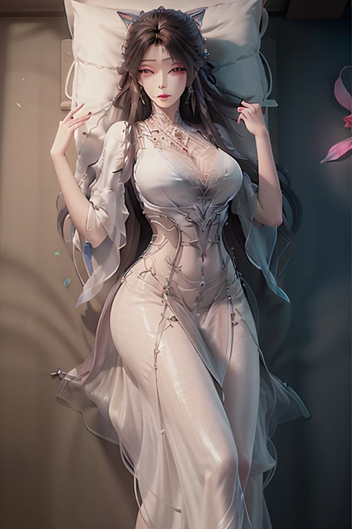 Exquisite and charming anime style illustration, alucard fusão com Naruto dark fênix in the daisy flower bed, a beautiful girl with silver black hair, blue eyes, half body, hiding in the flowers dark black , colorful and dazzling black . Intricate details, rendering and painting techniques come together to create a mesmerizing scene that evokes elegance and otherworldly elegance.