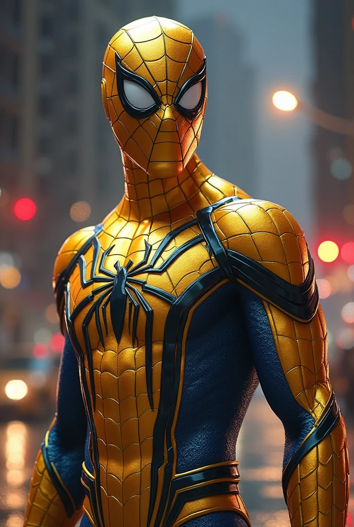 Yellow spider Man full size
