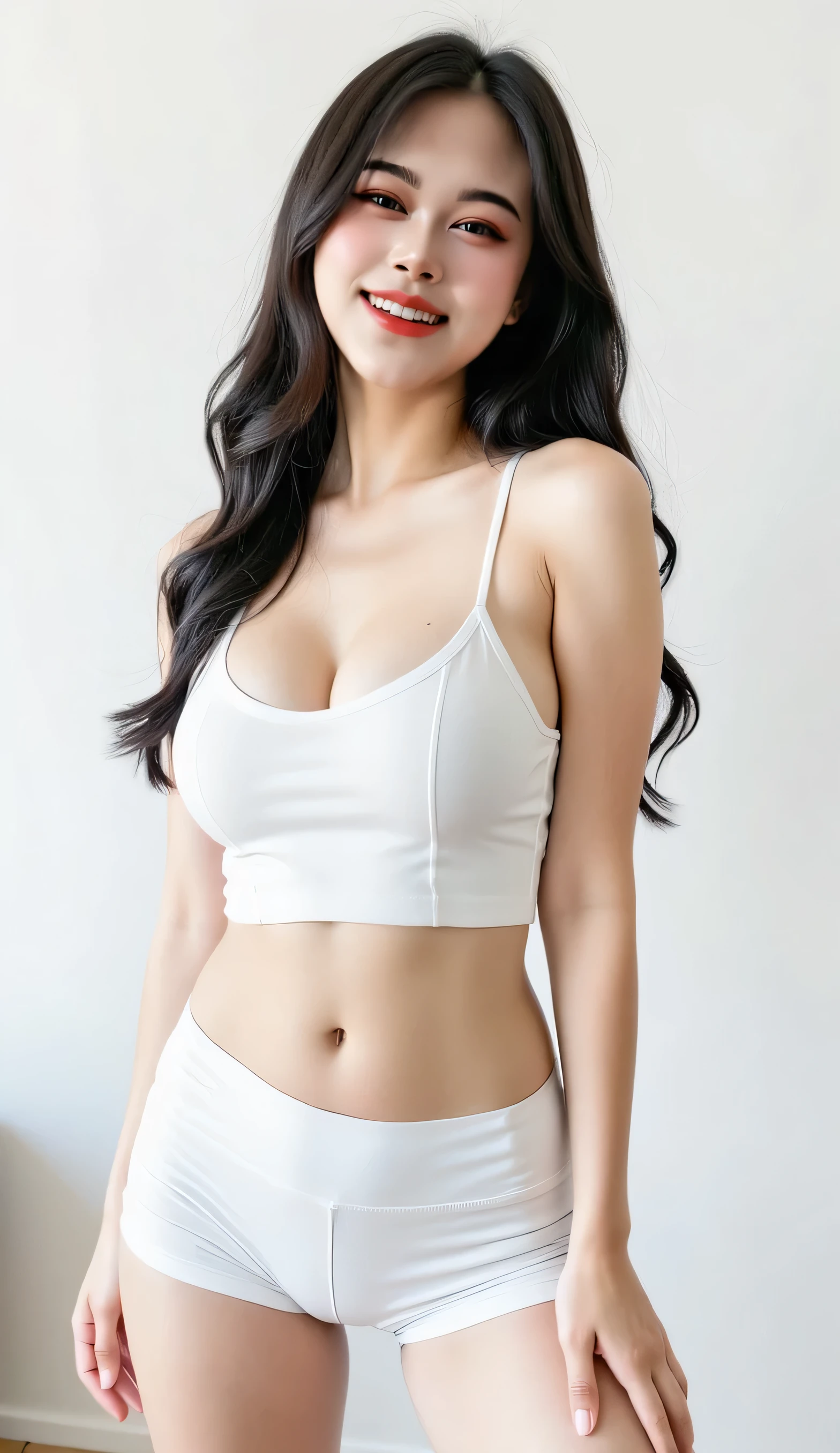 Open chest V-neck,