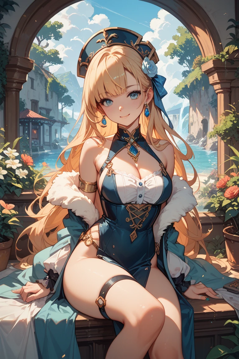((Best quality, 8K, Masterpiece: 1.3, 1girl, Beautiful girl)), cute, Dynamism, Detailed face, Detailed skin, detailed clothes, Detailed eyes, Detailed lips, Detailed tongue, Detailed fingers, Detailed mouth, Photorealistic, Raw photo, highres, Natural lighting, dynamic pose, perfect anatomy, toned legs, double eyelids, tear bags, round eyes, moist lips, sweaty, blonde hair, rainbow hair, horns, blush, ecstatic face, steam:1.2, fog:1.2, (tropical ocean, japanese clothes), wet clothes, in the bath, looking at viewer, masturbation, armpits