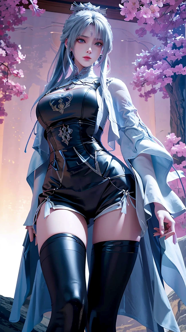 (extremamente detalhado CG unidade 8k papel de parede,master part, melhor qualidade, ultra-detalhado),(best ilumination, Melhor sombra, um extremamente delicado e bonito),floating,high saturation,[ :(a magic tree called EWA in an impressive and realistic cinematic style):1.5]