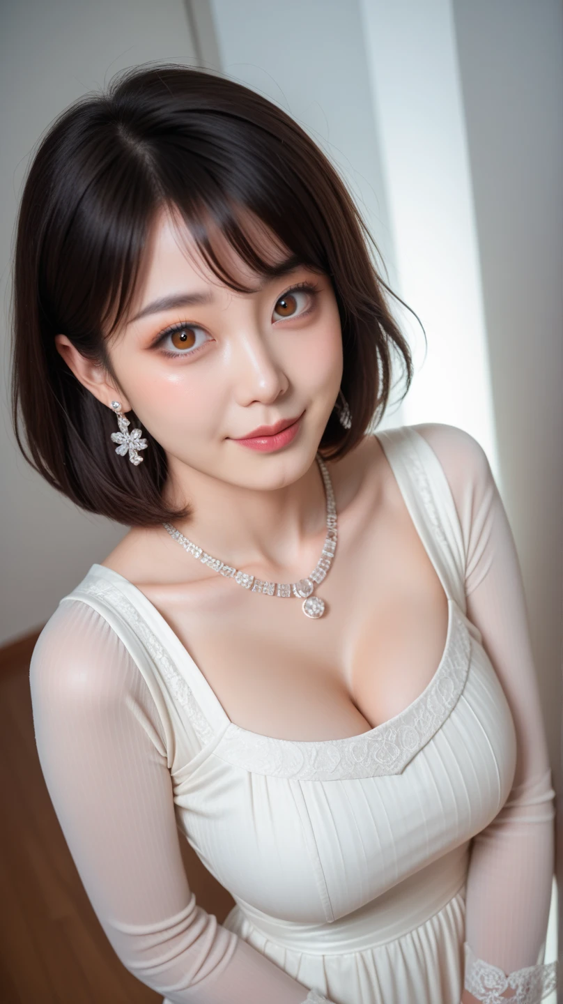 ((Best quality, 8k, Masterpiece :1.3)), 1girl, beautiful woman with emphasis on slim abs: 1.3, (casual hairstyle, big breasts: 1.2), hyper realistic skin detail, ultra-detailed face, delicate eyes, double eyelids, soft breasts, smile, beauty moles in breath, diamond choker necklace, jewely, exposed cleavage, her face, realistic, detailed skin, extreme light and shadow, wearing yukata Japanese summer festival, wearing hair ribbon best quality, (in japanese shrine:1.5), (realistic, photorealistic: 1.37), extreme light and shadow, disheveled hair, master work, rich details, (highest quality photo), (masterpiece), (detailed eyes), look in front of you eyes, incredibly cute under eye moles, necklace, earring best quality, Japanese woman, large breasts, very short bob hair,upper body, A beautiful woman with perfect body:1.4, Slim abdomen:1.2,st. louis \(luxurious wheels\), perfect anatomy, Slim Abs: 1.1, ((geisha style is cover the allure of Japanese Oiran Kimono style, with its intricate designs, rich symbolism, and historical significance, influencing modern fashion and inspiring artists globally)), ((sideboob)),(underboob), sitting down, hands behind head, big breasts,(naked), fingers spreading open, underpants,((naked)), open legs, sweat skined:1.2, indoor, blonde hair, sitting down, spread legs, hands behind head, big breasts,(naked), fingers spreading open, ,((naked)), blonde hair, im the night,