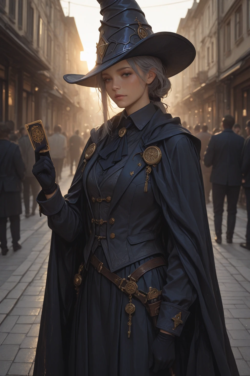 best quality, (wide shot), cgsociety, 8k, ultrarealistic, a female tiefling necromancer, fully clothed, in a dusty crypt, d&d Cinematic light, intricate detail, detailed facial features, high detail, sharp focus, smooth, aesthetic, extremely detailed, (by greg rutkowski:1), (by luis royo:1), by artgerm, Stephen Kasner, detailed face, detailed eyes, detailed hands, full body, half naked