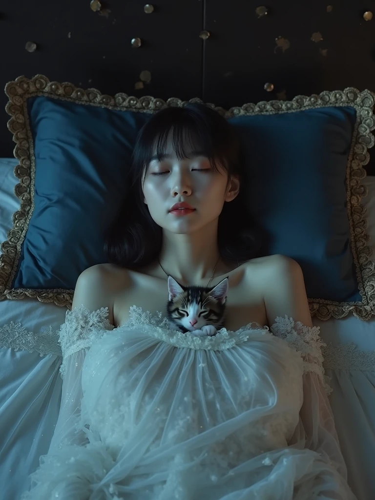 Black cat、Girl with black cat ears