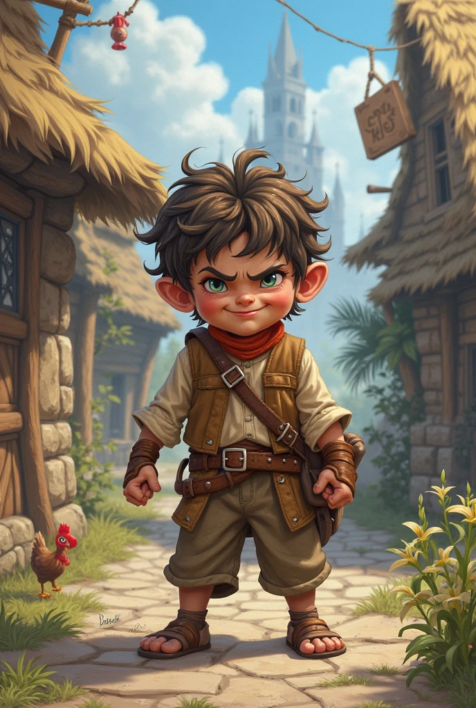 Portrait of the cutest ??? from the Palazzo Kefka, illustartion, Artstation, .CGI_Animation.