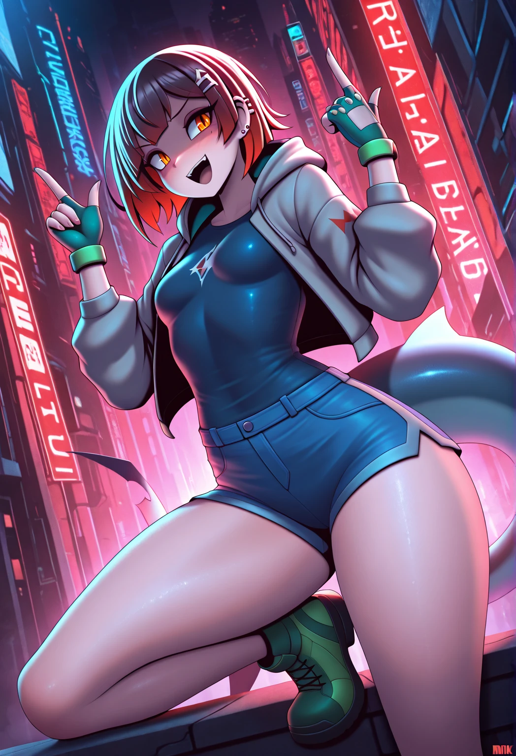 Bikini anime kaiju girl chewing toy train in the city, little curvy loli, chic, SFW version, female furry mini cute style, POV furry art, giant art, high definition commission, dragon boa art, fully robot!! Cat Girl, Anime Monster Girl, Art of Kirokaze Pixel,