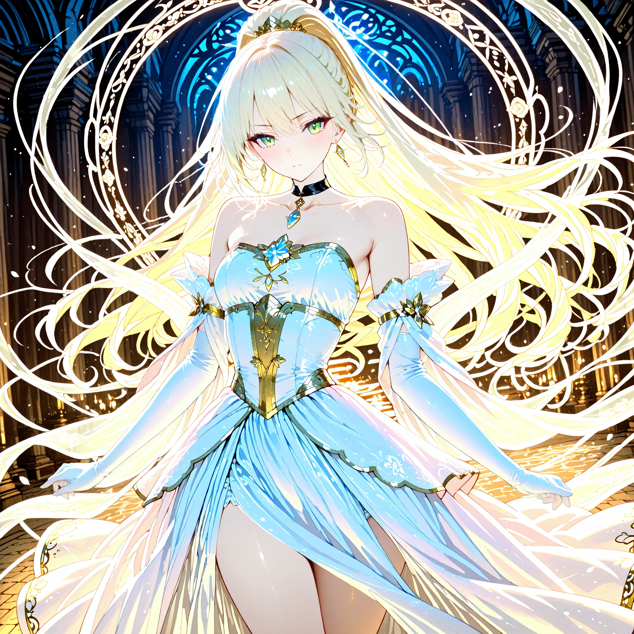 tmasterpiece, best qualityer, long whitr hair, woman, siluette, Need, tmasterpiece, whaite hair, Golden eyes, Manteau blanc, Look up, full bodyesbian, Hairline, Fair skin, SideBraid，（Background with）， tmasterpiece， best qualtiy， illustration， Hyper-detailing， absurderes， 1girll， 独奏， （liquid hair：1.2）， beatiful detailed eyes， By bangs， long whitr hair， magical little girl， whaite hair， wave， Eau， drippy，Water Magical Girl