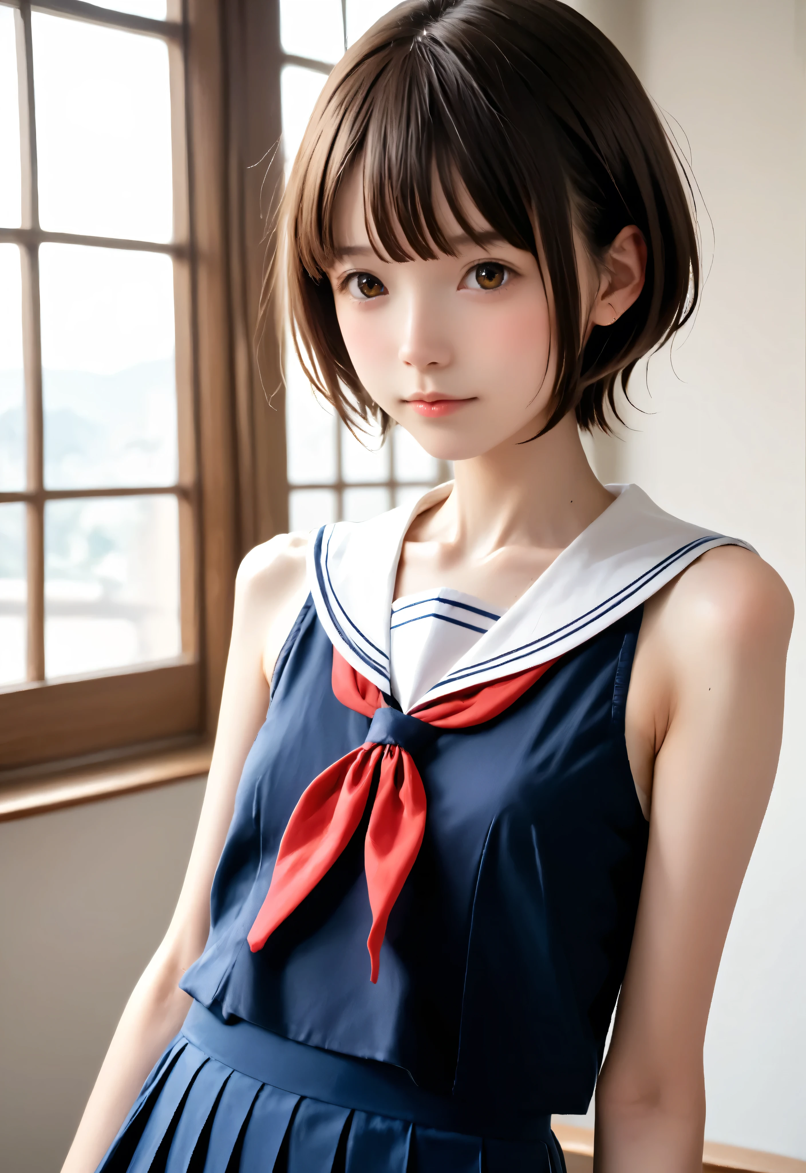 score_9, score_8_ up, score_7_ up,n current ,( photo realistic:1.5),cute girl, , sunlight, Yang, school uniform, short hair, small breasted ,skinny, slender ,short,slender body,younger,かわいいyounger女の子 opening without permission, thin shoulders, realistic, Japanese, small breasted ,skinny, slender ,short,slender body,younger,かわいいyounger女の子 opening without permission, thin shoulders, realistic, Japanese, small breasted ,skinny, slender ,short,slender body,younger,かわいいyounger女の子 opening without permission, thin shoulders, realistic, Thin Arms,(white skin:1.5),,small breasts,skinny,slender,short,slender body,younger,かわいいyounger女の子,Beautiful Japanese junior high school student with shoulder,realistic,Japanese,small breasts,skinny,slender,short,slender body,younger,かわいいyounger女の子,Beautiful Japanese junior high school student with shoulder,realistic,Japanese