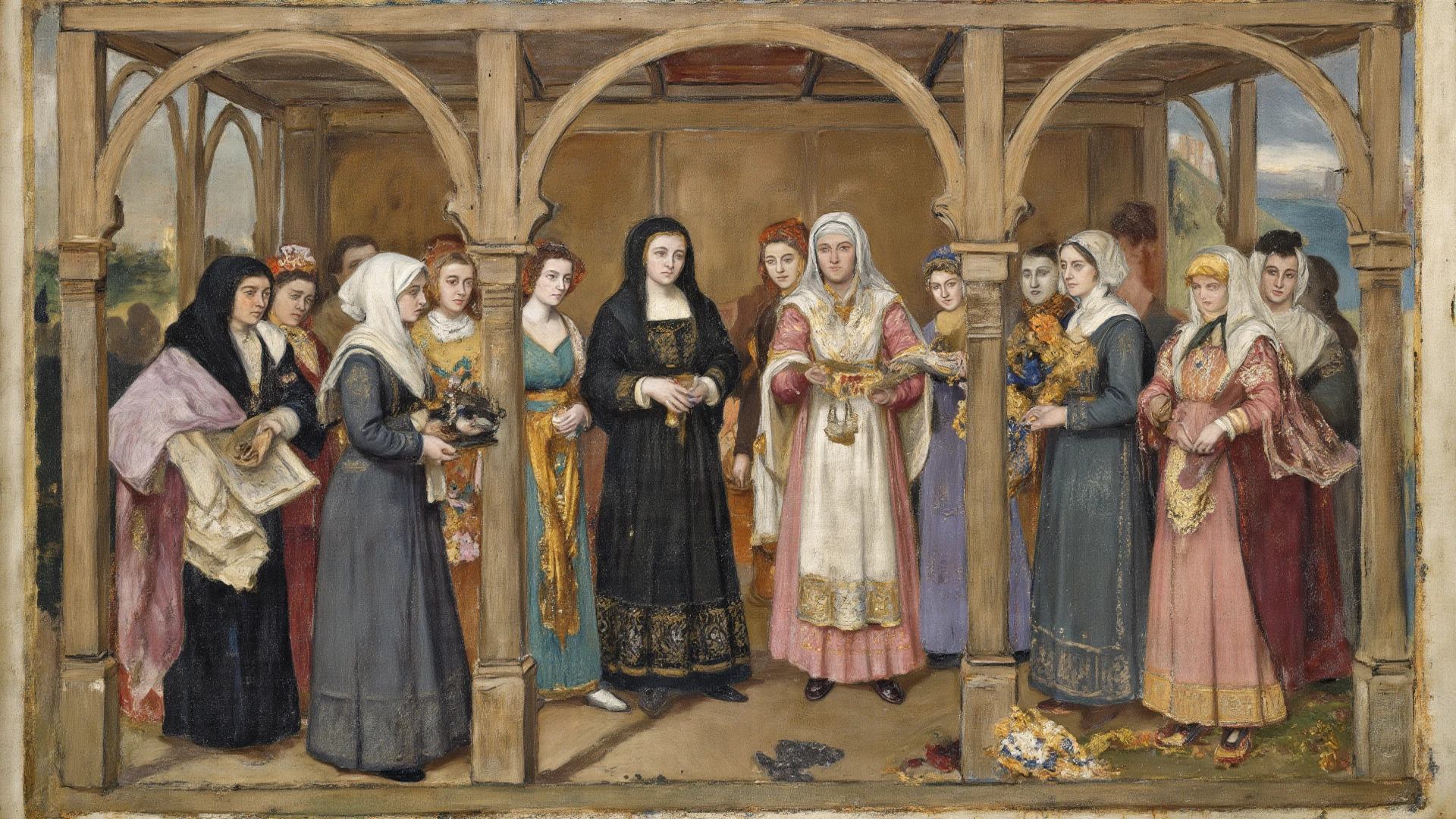 Witches being persecuted
