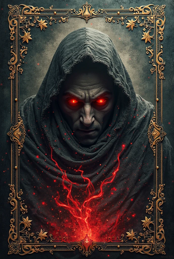 (extremely detailed 8k wallpaper),a medium shot photo of a fearful necromancer, Intricate, High Detail, dramatic