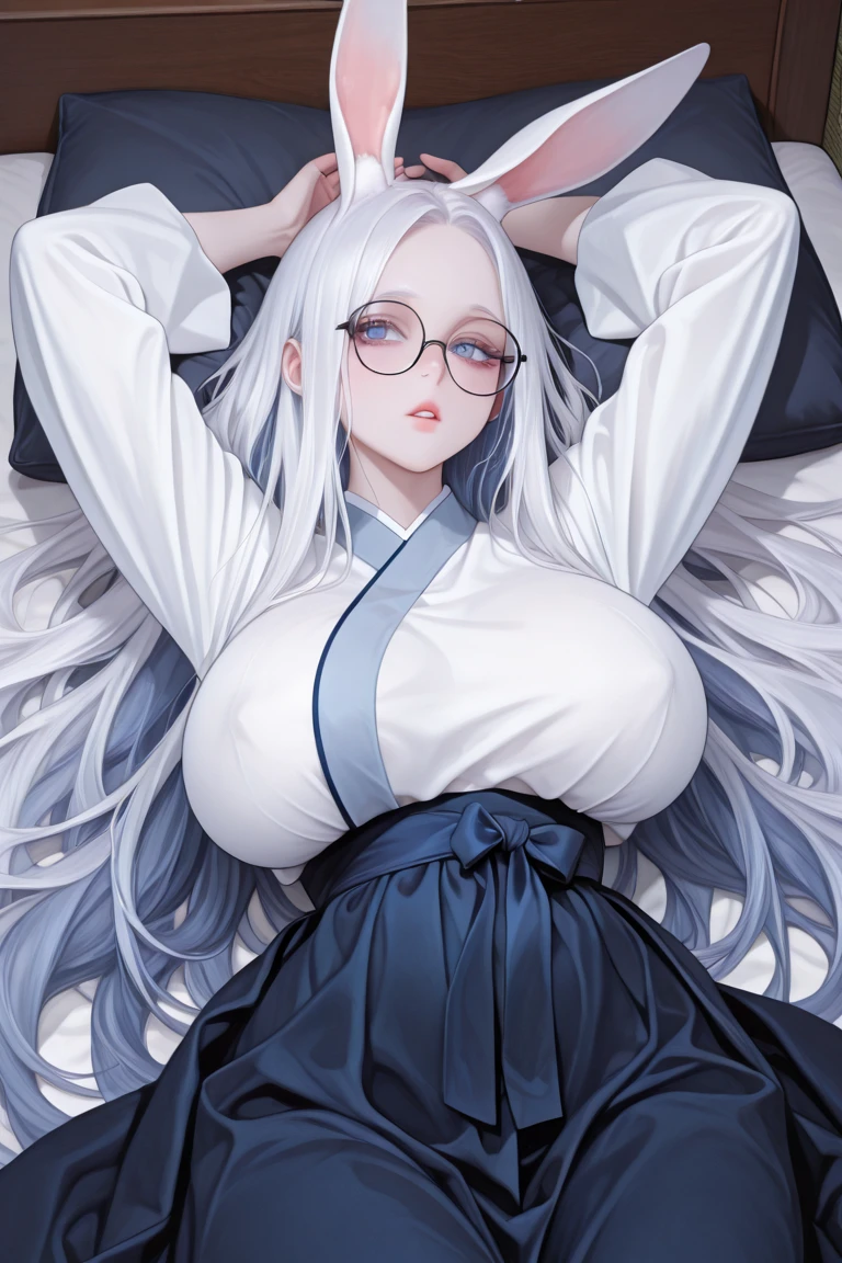 16K Ultra High Definition
Super detailed
The best of the best
Lustrous and detailed hair
Beautiful human woman with long hair
Super Big Voluptuous flesh
Black and white cow print kimono
Cow ears and cow small horns
Shiny skin
Red cheeks
Moisturized eyes
Wearing glasses
Reading a book at a desk
Rich breasts resting on the desk