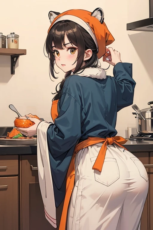 One Woman、A large number of people、男はpantiesをのぞいている、Beauty、Chinese Style Uniform、Chinese restaurant、A large number of guests、Lewd store clerk、restaurant clerk、Age 25、Looking down at the viewer, ponytail, Highest quality, Focus on the thighs, smile,panties、Plump thighs、Big Ass、Big 、 Black Hair,My thighs are steaming between the legs 、Sweaty pantyhose、パンストの下のpanties、Angle from directly below、Waiting for cooking、apron、Triangle scarf、Carry dishes、Entice guests、Crotch、The customer is staring at her butt、My butt is grabbed、Acme convulsions、Obscene sound effects、Naughty sound effects