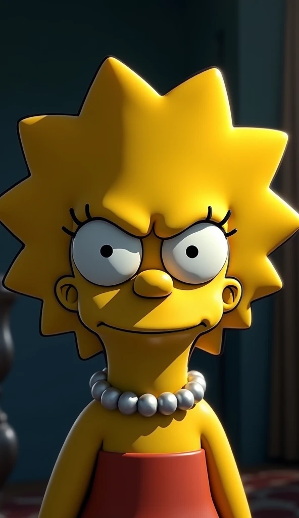 Una imagen de Lisa Simpson  sexy dark