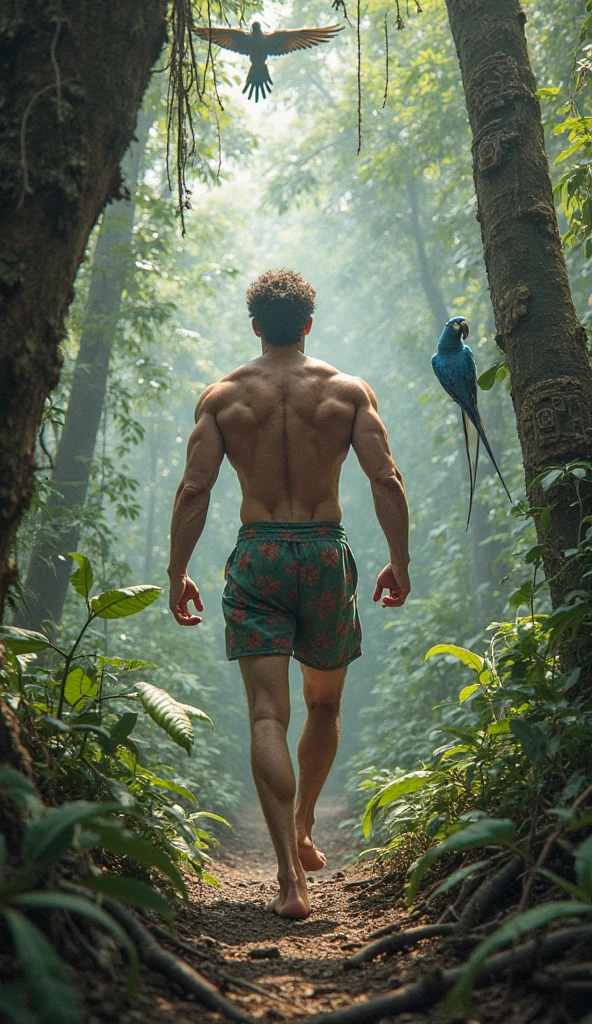 Man without clothes