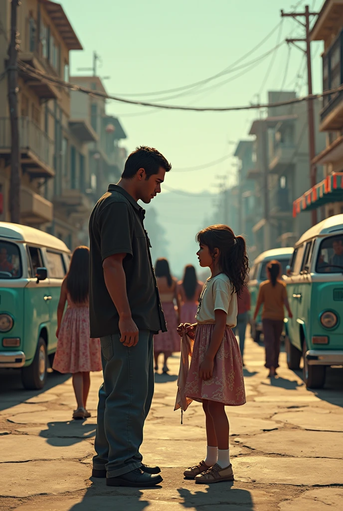 India father with children and families --auto