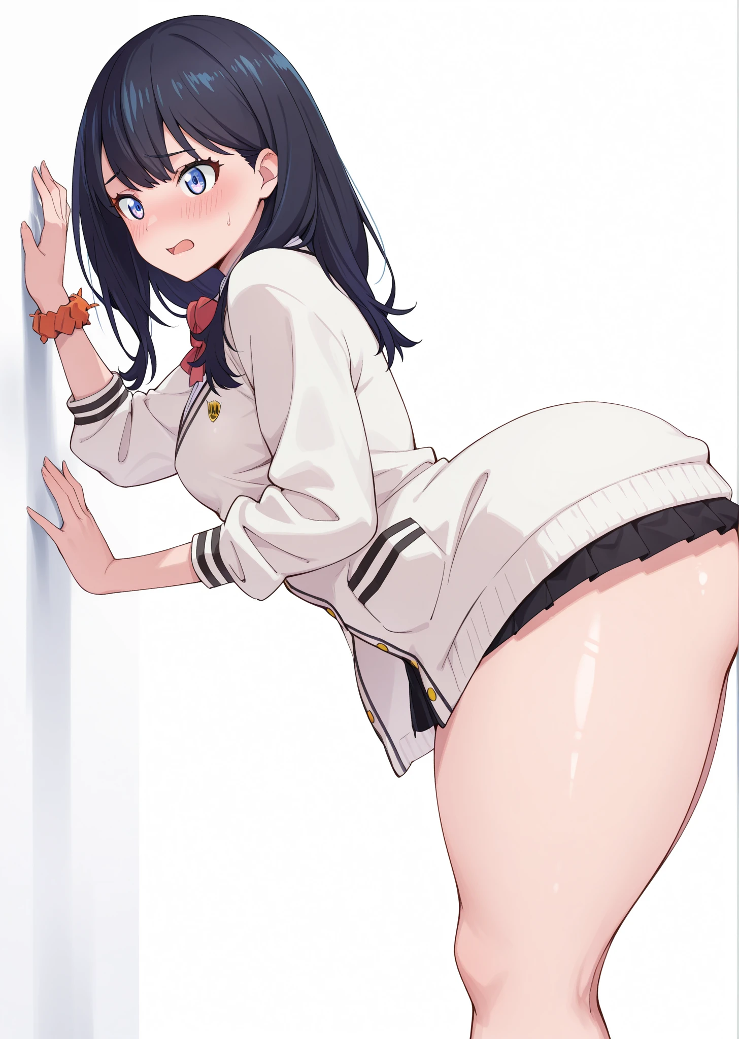 (8k, 最high quality)、Ultra-high resolution、adorable、最high quality, beautiful, Absurd beauty,((Vibrant colors,Soft Shadows,Beautiful brushwork,Attention to detail,perfect render,rich skin tone)), semi-long, Black Hair、Brown Hair,Dark brown eyes, Open your eyes, Healthy Skin, Hair Ribbon、uniform、 14 years old, (cryin) ,Cute Characters, Most detailed, high quality、(missionary, boy, penis, lying, vaginal, ass pov, sex, nsfw)、nose blush、steam、Shiny Hair、Very fine and beautiful bright eyes、be scared、Very detailed, clear and beautiful face, Being stripped of clothes、Slender body、Awards, Anatomically correct、((Scared))