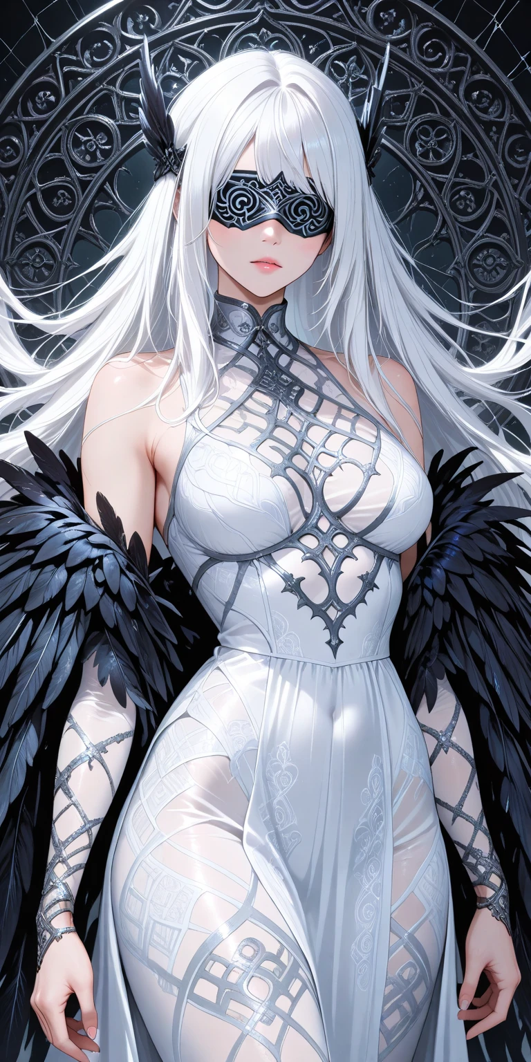 best quality, masterpiece, extremely detailed, anime, [Leona_Default], slit_pupils, glowing_eyes, black_sclera, white_hair, Naked, nude, Squatting

 Negative prompt: EasyNegative, (low quality, worst quality:1.4), (monochrome:1.3), (bad anatomy), extra digit, fewer digits, (extra arms:1.2), bad hands, by (bad-artist:0.6), multiple girls
Steps: 25, Size: 504x504, Seed: 79197533, Model: HoloKukiv2.2-fp16 (1), Sampler: DPM++ 2M Karras, CFG scale: 7, Clip skip: 2, Mask blur: 4, Model hash: a6d6756921, Denoising strength: 0.65