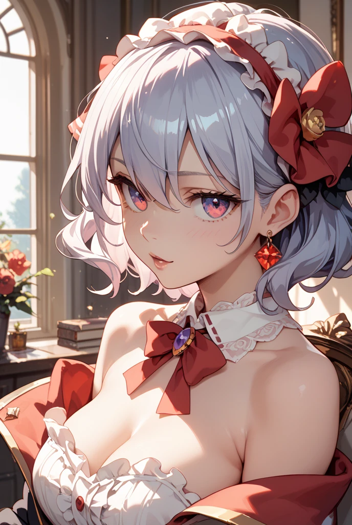 2 girls,Iza Yosakuya,Remilia Scarlet