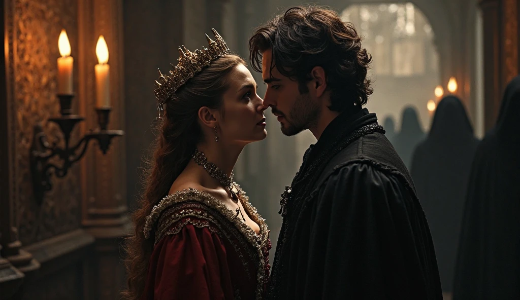 <lora:properkissing_v1:1>, Beautiful properkissing scene,Robin Hood and Lady Marian,epic film still AND Beautiful properkissing scene,Robin Hood,epic film still AND Beautiful properkissing scene,Lady Marian ,epic film still