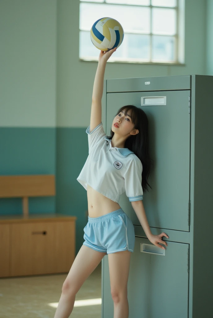 (2girls:1.5), (a detailed full-body RAW photo of a girl), (masutepiece:1.0), (Best Quality:1.4), (超A high resolution:1.2), (Photorealistic:1.4), 8K resolution, Canon EOS R5, 30mm, absurderes, ultra-detailliert, (20yr old), Sharp Focus, Cinematic lighting, Detailed beautiful face, (no-makeup:1.2), (ulzzang -6500-v1.1), petite figure, Detailed skin texture, flat chest, (skinny and fit body:1.6), Detailed brown hair, sweltering,(Very short hair:1.5), (white and blue nike temnis uniform:1.5), ((Wearing panties)) See-through, realistic glistening skin, (((take off skirt))), (Undressed:1.5), (cotton panties), (Wearing only panties:1.5), (lie on the bed:1.5), (((Undressing skirt:1.5))), (Full body:1.5), stylish pose, (Naked:1.5), ((Sweat:1.5)), ((touch tits)), ((Wet body)), (((suntan and tan line))), ((flat chest)), (((legs open))), ((panty fourcus)), (((small titts))), (((gakki)))