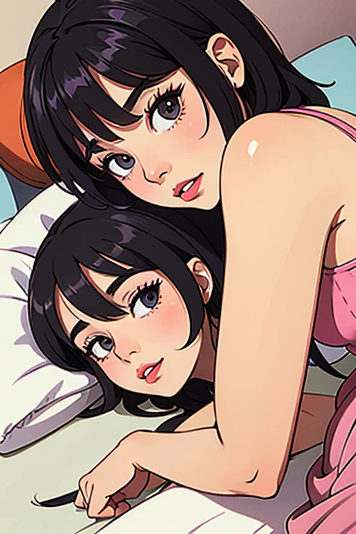 official art,master piece,best quality,high resolution,ayukawa madoka,NSFW,1980s \(style\),1girl,nude,black hair,2man, BREAK,{{{2man}}}{{{2penis}}}{{{2man and 1woman,having sex}}},{{{Double Penetration}}},{{{gang bang}}}