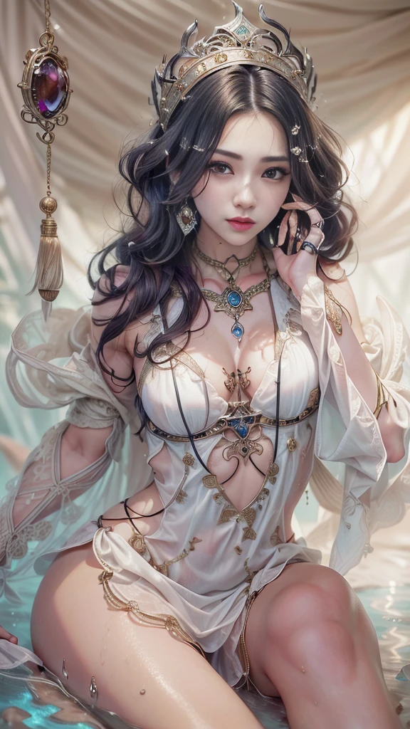 Feet,Kneeling,(tmasterpiece,top-quality,Best quality at best,offcial art,Beautiful and beautiful:1.2),(1 plump girl),The content is very detailed,Colorful,The most detailed,offcial art,Unity8k wallpaper,ultra - detailed,Beautiful and beautiful,Big breasts are beautiful,tmasterpiece,Best quality at best,(tangled,datura,Tangles,entangled),divinelight,artistically,Flash drawing,PerfectNwsjMajic