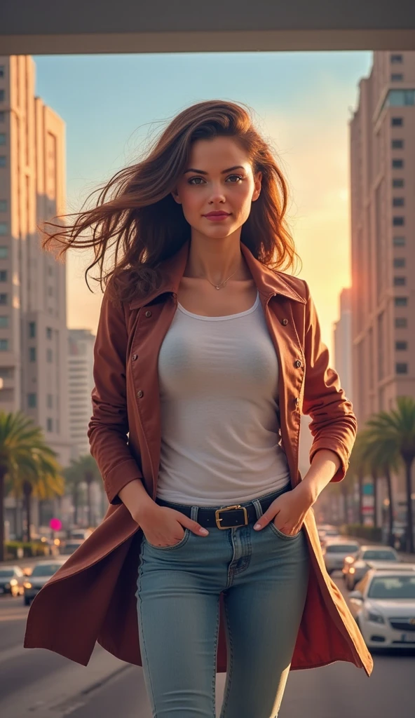 (best quality,4k,8k,highres,masterpiece:1.2),ultra-detailed, College Girl walking around college campus, strutting her stuff, Smiling and laughing, Flirting with the viewer, HDR, 8k, absurdres, cinestill 800, sharp focus, add_detail:3 (solo woman)