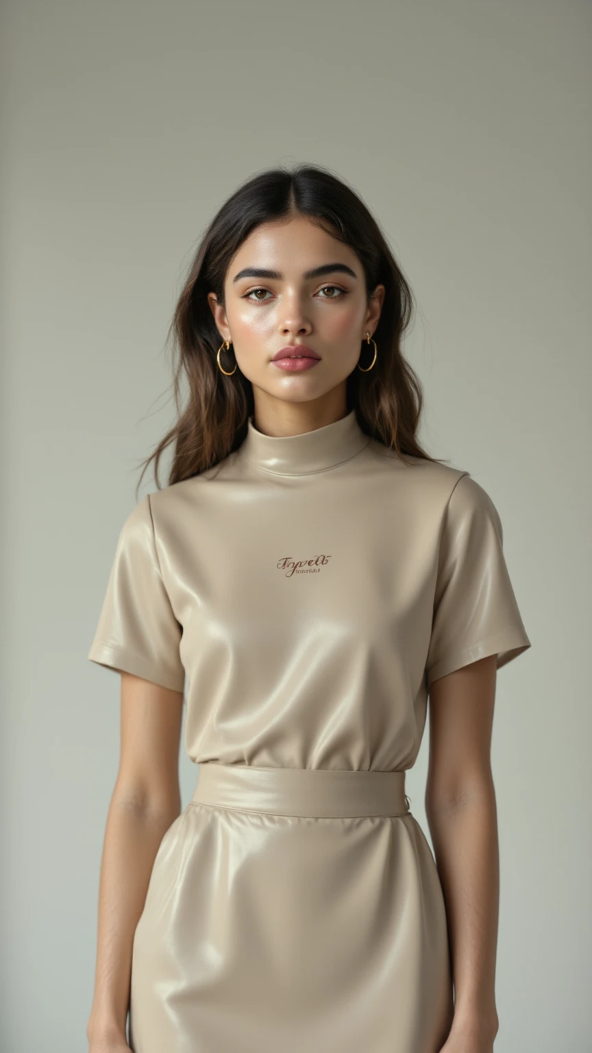 Gold and gray t-shirt