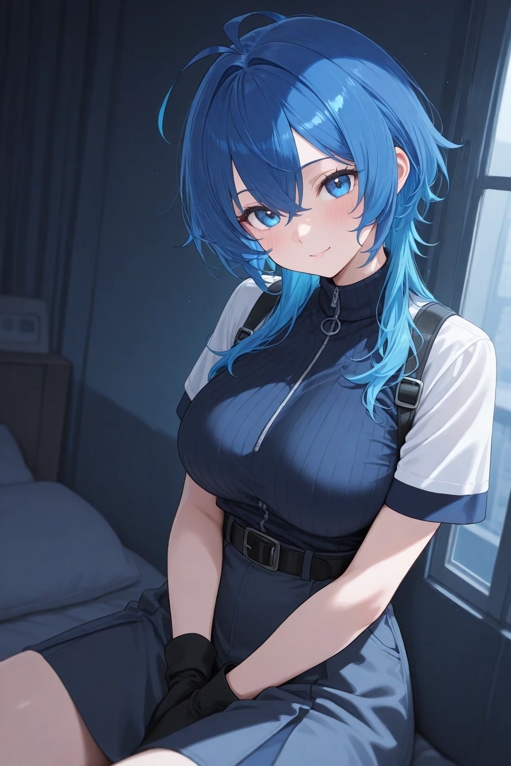 NSFW,masterpiece,Highest quality,High resolution,Very detailed,Sinon\(Sword Art Online\),Police Officer,Female police officer,mini skirt,pantyhose,blush,(Scary-faced man),A man puts his hands on her waist and hugs her,(Have sex),Insert,Creampie,Night Park,Unpopular place,Cleavage