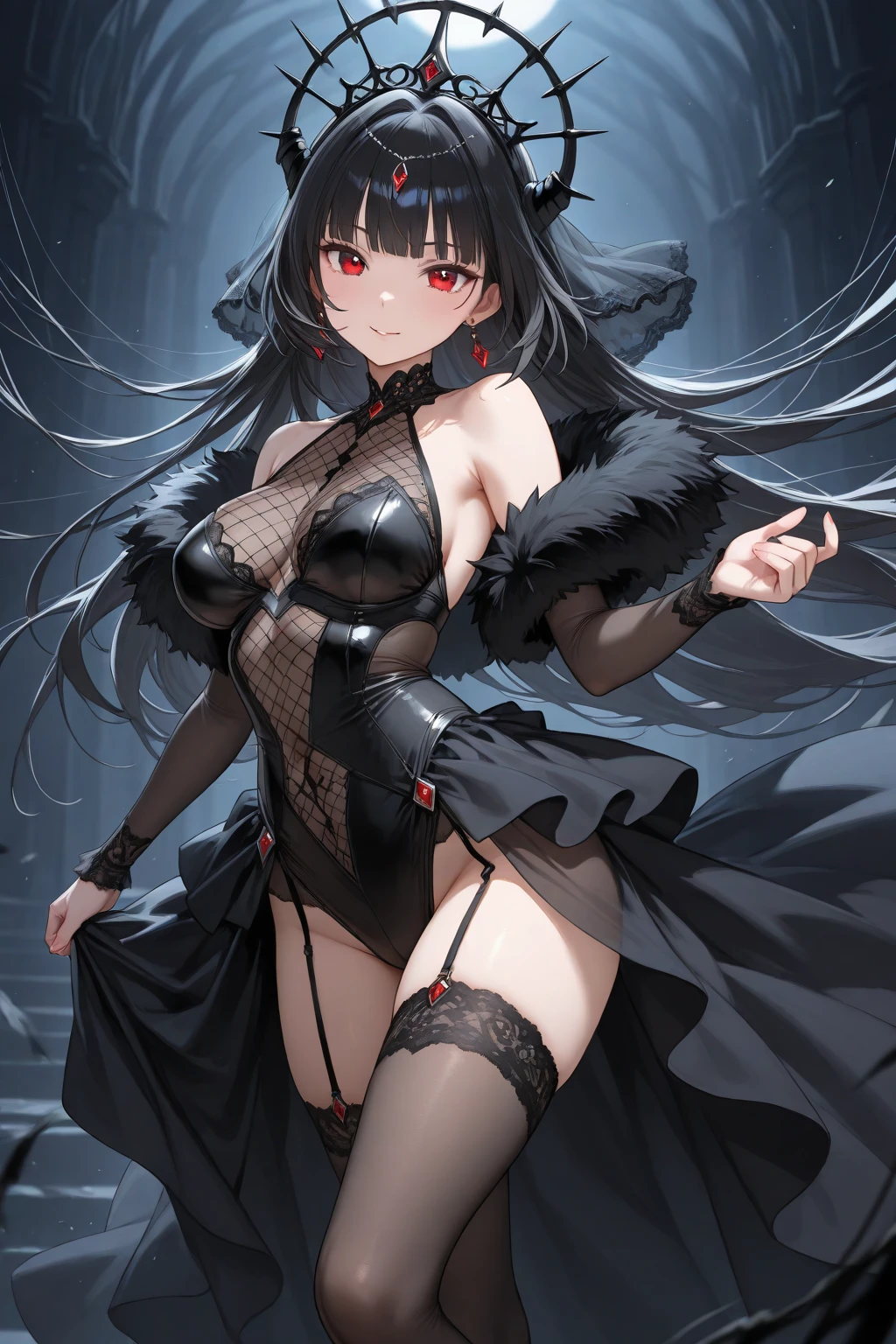 A proud and elegant lady，huge ，huge ass，thin waist，black stockings，sadistic queen，black stockings连体紧身衣，Black gel coat
