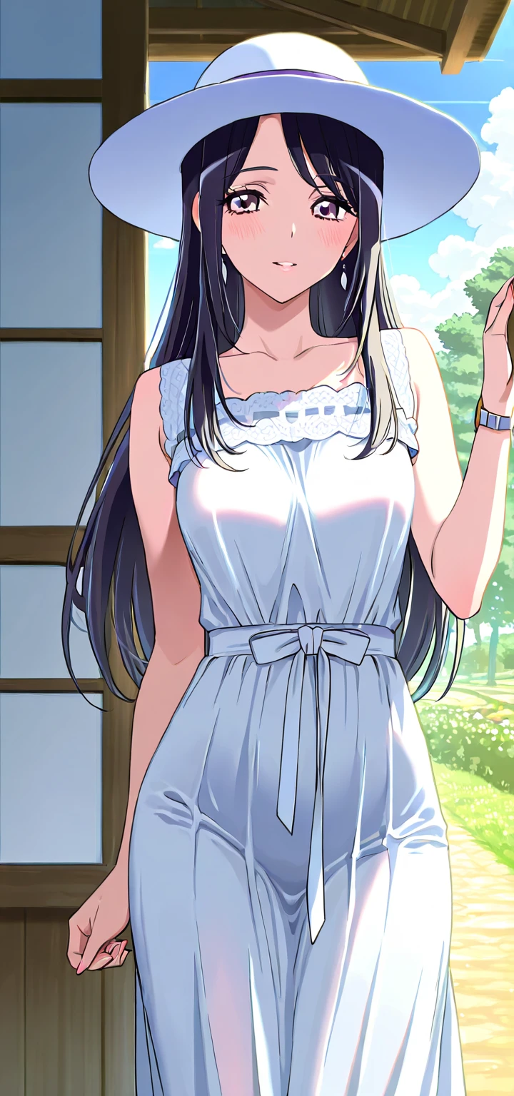 anime big breast, 8K level, Emerald eyes