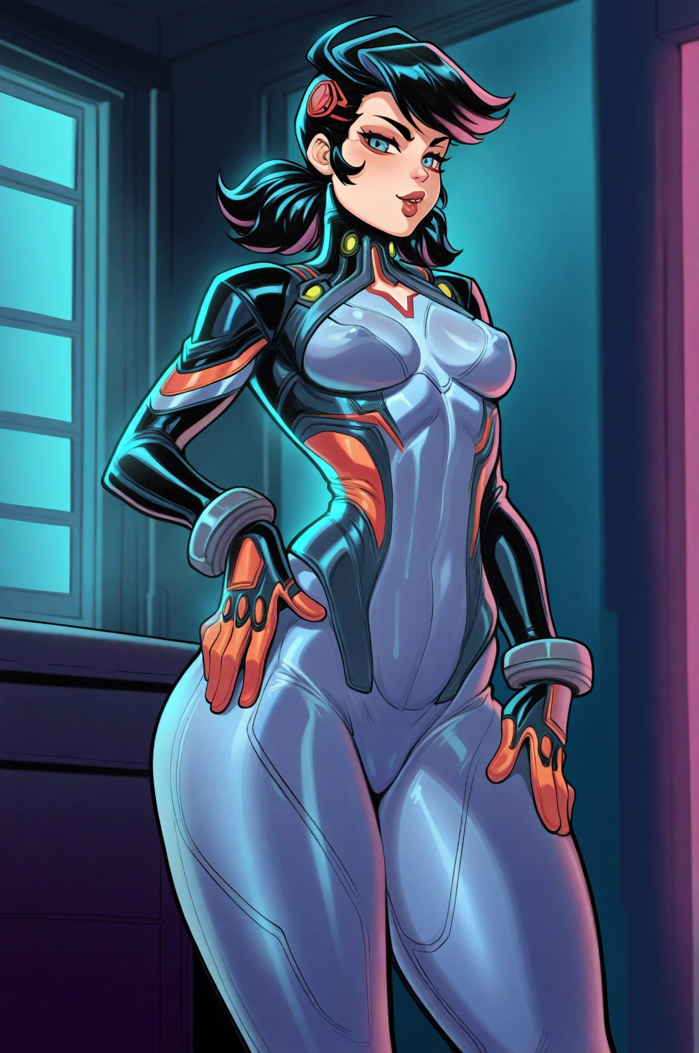 ((Elizabeth)), full body pose, dynamic image, perfect anatomy, perfect composition, detailed face, Bioshock infinite, Female in middle of image, reference sheet, concept character, character design, sketch,doodletits,, sexy lips, (gigantic breasts:1.1), skindentation, breasts, official illustration, illustration, detailed face, beautiful intricate eyes, curvy milf, 1:2), closeup, titsnipples, hourglass waist, slendered ans, wide hips,