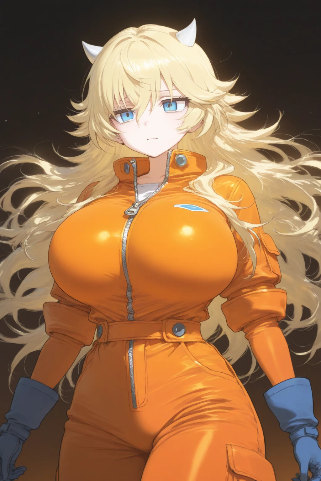 (best quality,4k,8k,highres,masterpiece:1.2),ultra-detailed,anime girl fantasy,sci-fi,space suit,big,front view,solo photo,thick hair,thick thighs,standing,thick legs,colorful,powerful lighting,deeper shadows,sharp focus,detailed facial features,sparkling eyes,stylish outfit,vibrant colors,background with celestial elements.