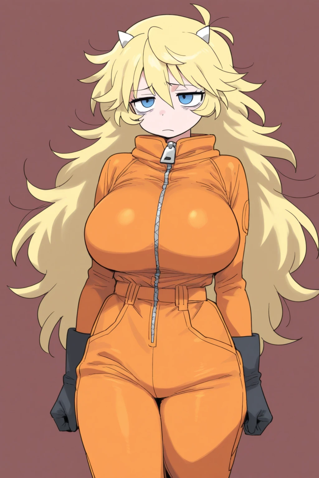 1girl,(solo:1.5),(solo focus:1.5),Cynthia,blonde hair,hair over one eye,hair ornament,very long hair,wavy hair,grey eyes,large breasts,standing,wetting self,peeing stain,fur collar,furr-trimmed coat,long dress,blue dress,embarrassed,humiliated,futuristic,city,neon lights,(best quality,4k,8k,highres,masterpiece:1.2),ultra-detailed,vivid colors,sharp focus,long hair flowing in the wind,(colorful skyscrapers:1.5),reflection in the wet pavement,expressions of desperation and embarrassment captured perfectly,futuristic cityscape as the background,streets lined with towering buildings,intricate details in Cynthia's face and hair,subtle reflections in her grey eyes,subtle blush on her cheeks,revealing her embarrassment,intricate details depicting the large pee stain on Cynthia's dress,(hands on hips:1.5)