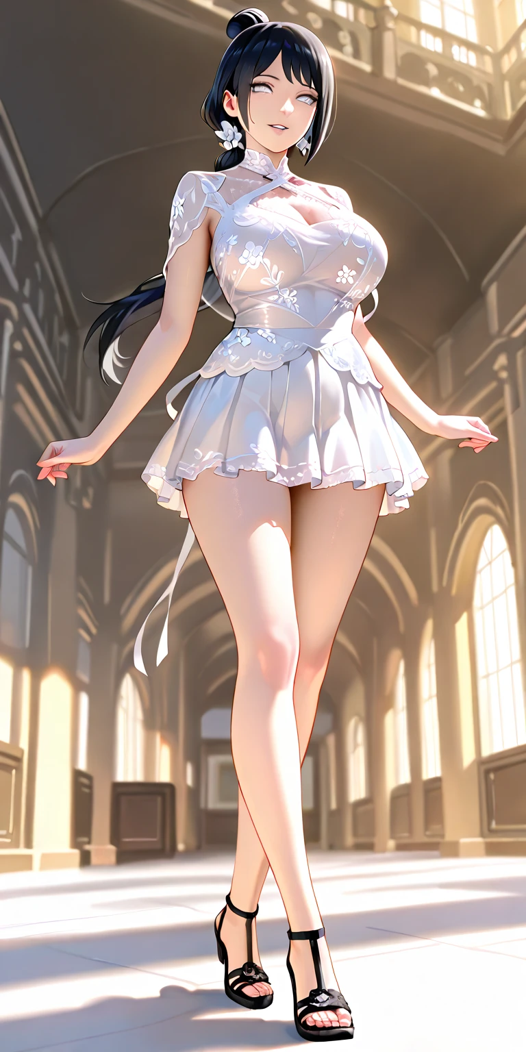 masterpiece, best quality, finely detailed, high resolution, extremely delicate and beautiful, (Nude apron), (breasts), (pantyhose)