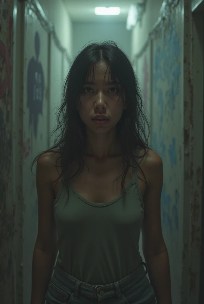 realistic, a naked girl wear sexy pajamas in a dark room (no light) the only light is from reading lamp. — AR 3:4