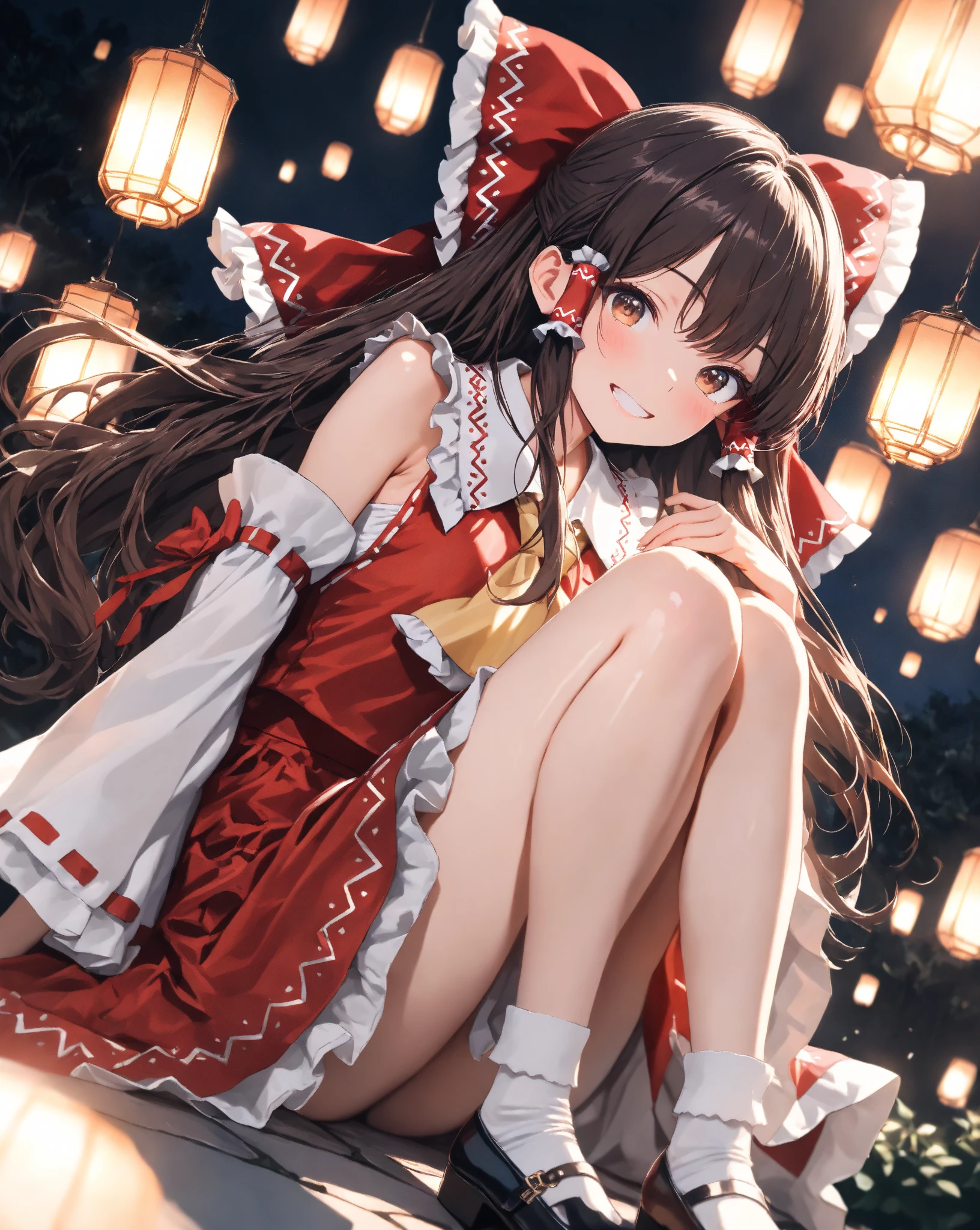 top-quality、cute little、Girl is smiling、mideum breasts、asian human、Open legs、Height 120cm、、Underwear、on the beds、A sexy